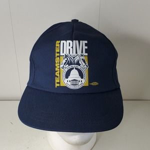 VTG Teamsters Drive Voting Democrat Republican Snapback Hat Baseball Cap USA